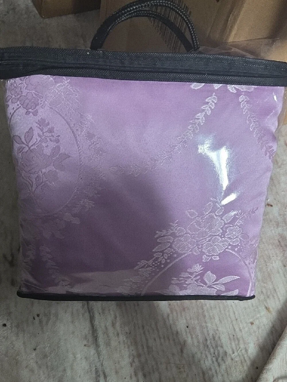 Maya Lilac Swag Valance Curtain Set